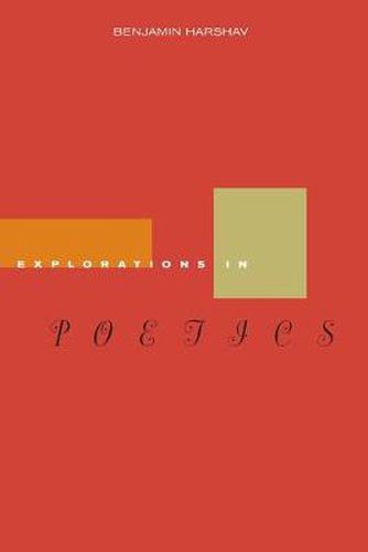 Cover image for Explorations in Poetics