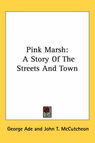 Cover image for Pink Marsh: A Story of the Streets and Town