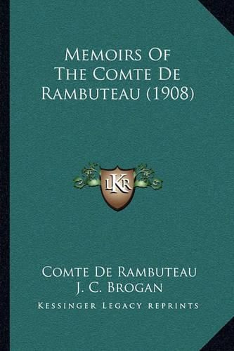 Memoirs of the Comte de Rambuteau (1908)