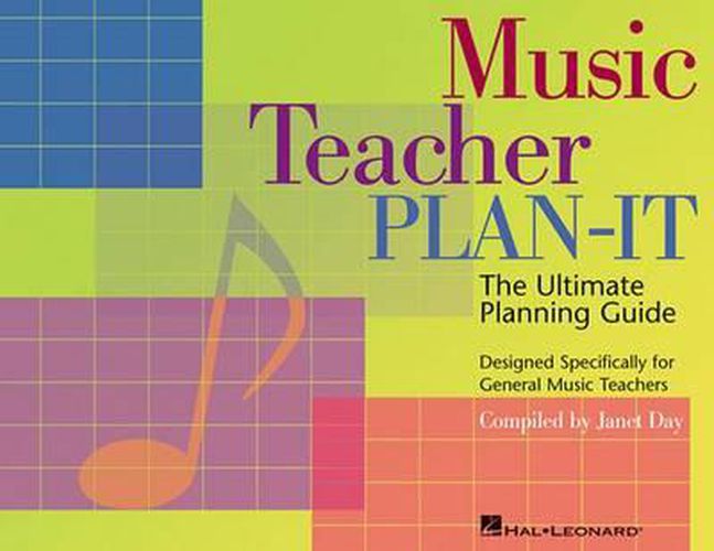 Cover image for Music Teacher Plan-It: Ultimate Planning Guide for General Music Teachers