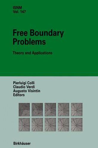 Cover image for Free Boundary Problems: Theory and Applications