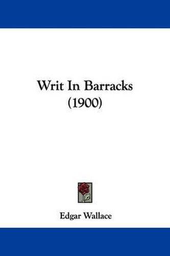 Cover image for Writ in Barracks (1900)