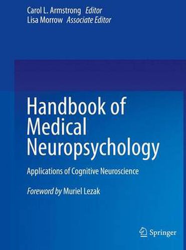 Cover image for Handbook of Medical Neuropsychology: Applications of Cognitive Neuroscience