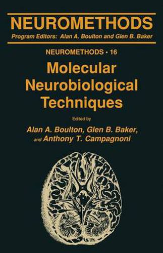 Cover image for Molecular Neurobiological Techniques