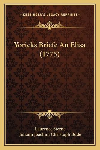 Yoricks Briefe an Elisa (1775)