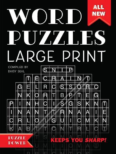 Cover image for Word Puzzles Large Print: Word Play Twists and Challenges