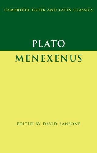 Cover image for Plato: Menexenus
