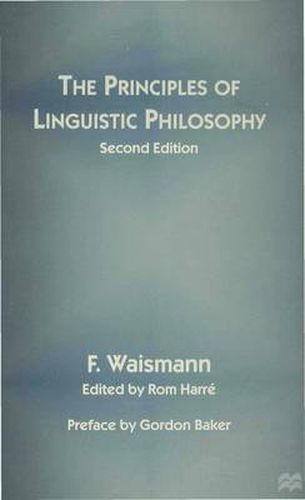 Cover image for The Principles of Linguistic Philosophy