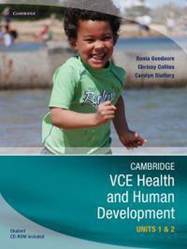 Cover image for Cambridge VCE Health and Human Development Units 1 and 2 with Student CD-ROM with Student CD-ROM