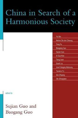 Cover image for China in Search of a Harmonious Society