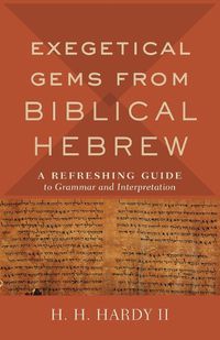 Cover image for Exegetical Gems from Biblical Hebrew: A Refreshing Guide to Grammar and Interpretation