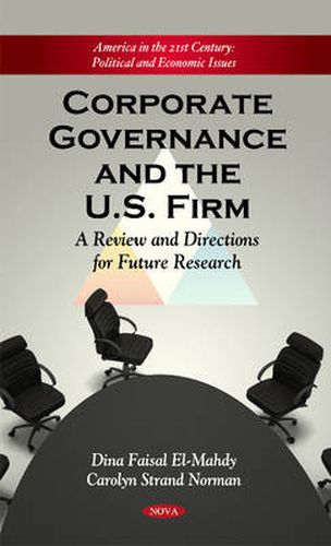 Cover image for Corporate Governance & the Firm: A Review & Directions for Future Research