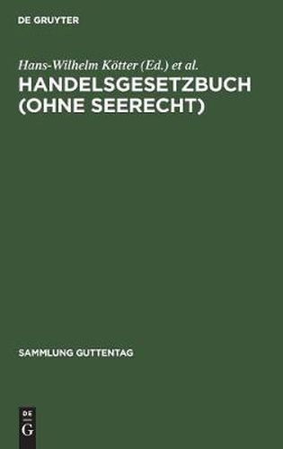 Handelsgesetzbuch (ohne Seerecht)