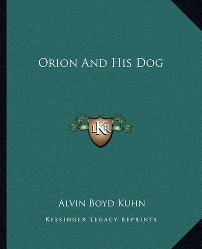 Orion and His Dog