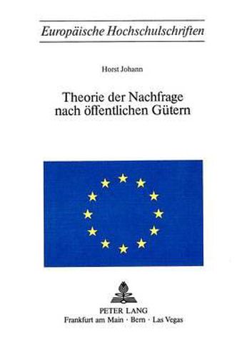Cover image for Theorie Der Nachfrage Nach Oeffentlichen Guetern