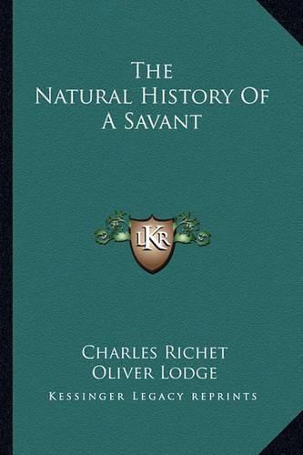 The Natural History of a Savant