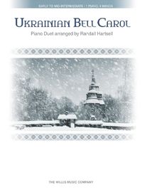 Cover image for Ukrainian Bell Carol: 1 Piano, 4 Hands-Early to Mid-Intermediate Level