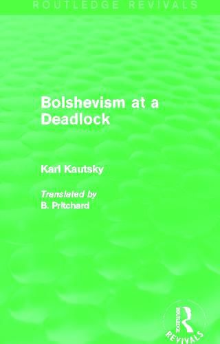 Cover image for Bolshevism at a Deadlock