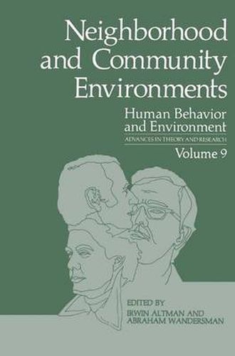 Cover image for Neighborhood and Community Environments