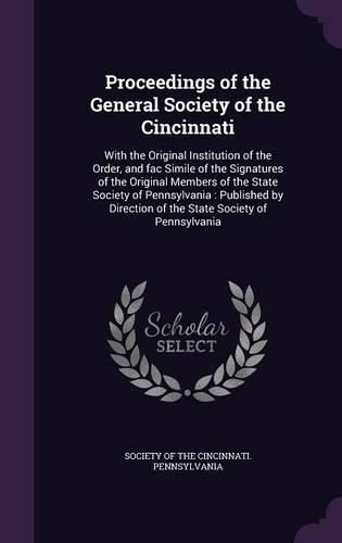 Cover image for Proceedings of the General Society of the Cincinnati
