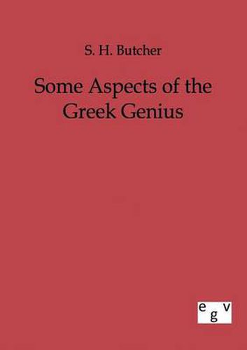 Cover image for Some aspects of the Greek Genius