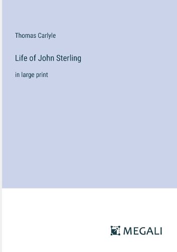 Cover image for Life of John Sterling