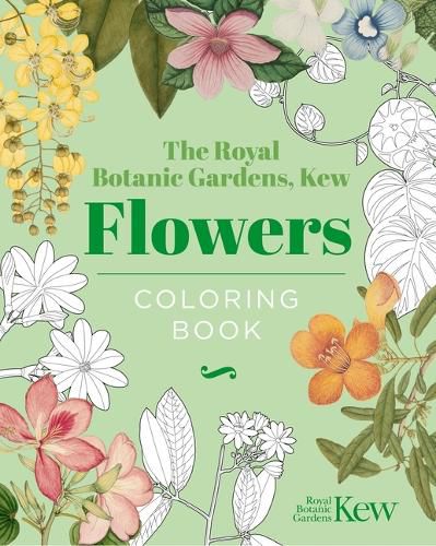 Cover image for The Royal Botanic Gardens, Kew - Flowers Coloring Book