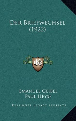 Der Briefwechsel (1922)