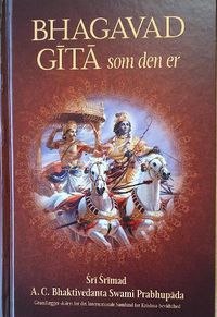Cover image for Bhagavad Gita Som Den Er [Danish Language]