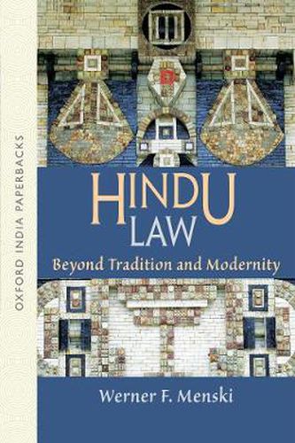 Cover image for Hindu law: Beyond Tradition and Modernity