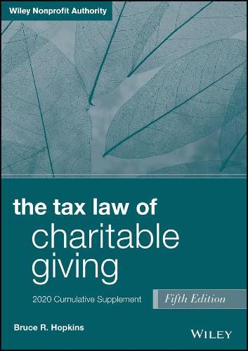 Cover image for The Tax Law of Charitable Giving: 2020 Cumulative Supplement