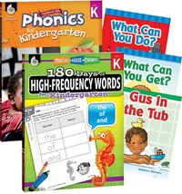 Cover image for Learn-At-Home: Phonics Learn to Read Kindergarten Bundle: 5-Book Set