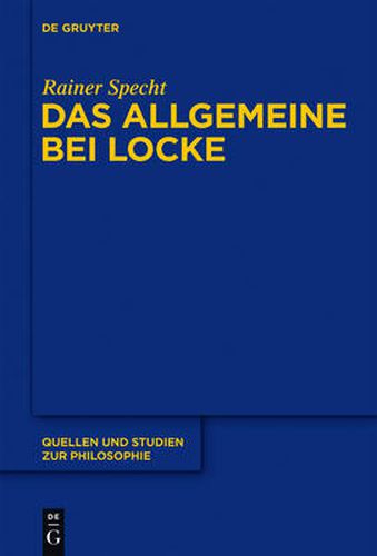 Cover image for Das Allgemeine bei Locke