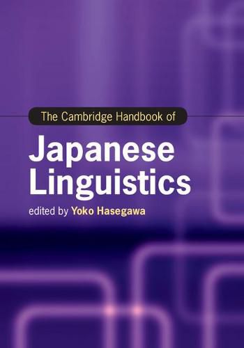 Cover image for The Cambridge Handbook of Japanese Linguistics