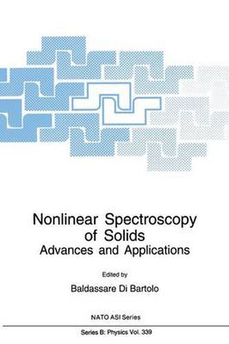 Cover image for Nonlinear Spectroscopy of Solids: Advances and Applications