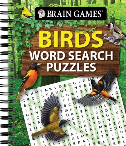 Cover image for Brain Games - Birds Word Search Puzzles