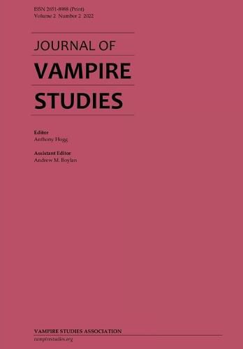 Cover image for Journal of Vampire Studies