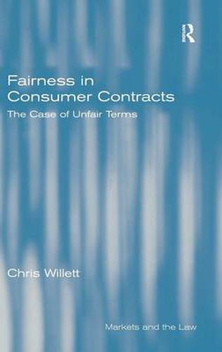 Cover image for Fairness in Consumer Contracts: The Case of Unfair Terms