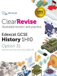 Cover image for ClearRevise Edexcel GCSE History 1HI0: Weimar and Nazi Germany 1918-39