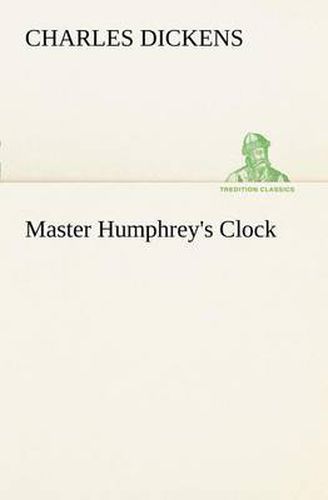 Cover image for Master Humphrey's Clock