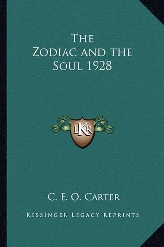 Cover image for The Zodiac and the Soul 1928