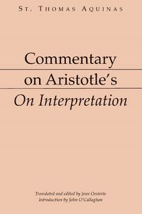 Cover image for Commentary on Aristotle's On Interpretation