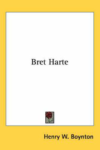Cover image for Bret Harte