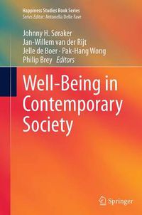 Cover image for Well-Being in Contemporary Society