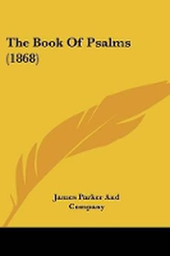 Cover image for The Book Of Psalms (1868)