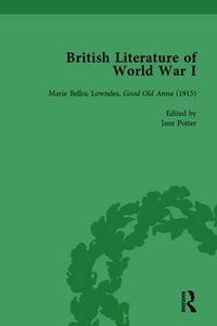 Cover image for British Literature of World War I, Volume 3