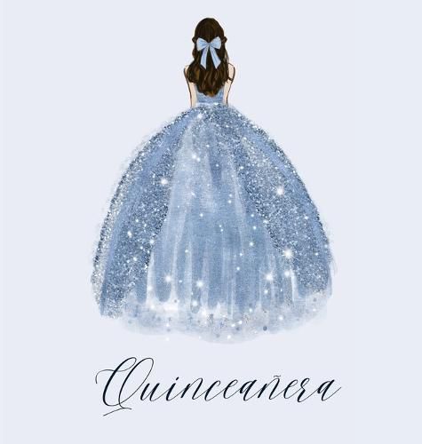 Cover image for Quinceanera guest book, Mis Quince Anos Guest book, birthday party guest book to sign