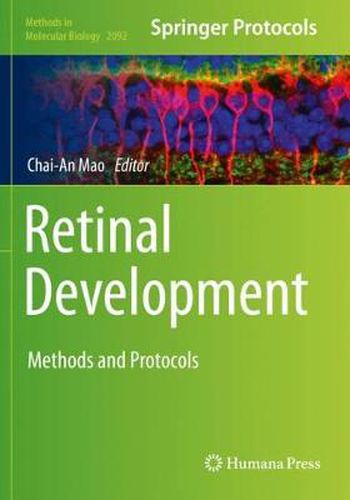 Cover image for Retinal Development: Methods and Protocols