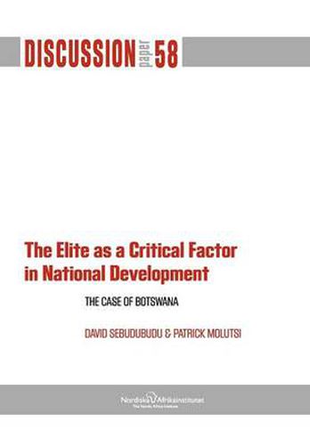 Cover image for The Elite as a Critical Factor. The Case of Botswana