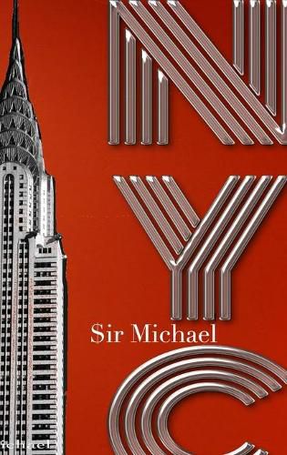 NYC chrysler Building Orange Blank note Book $ir Michael Designer edition